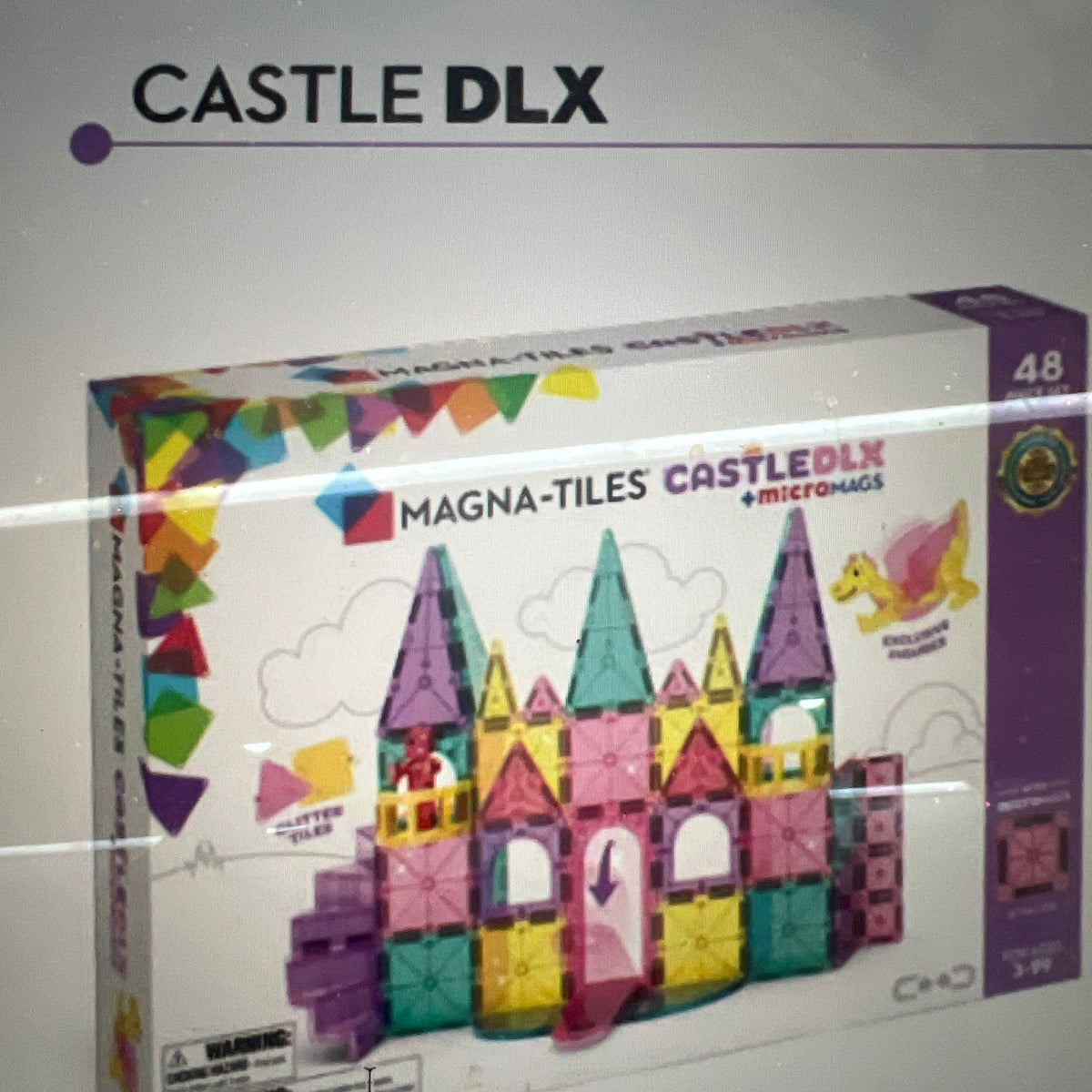 Magna-Tiles Castle DLX 48 piece – Genius Gems