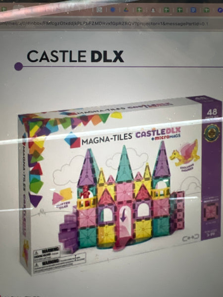 Magna-Tiles Castle DLX 48 piece – Genius Gems